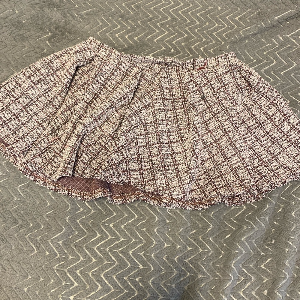Pleated Mini Skirt